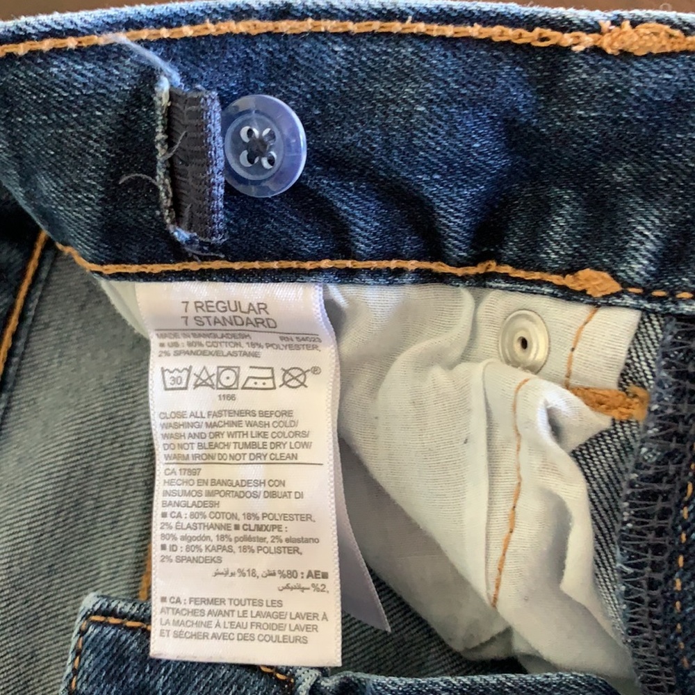 Worn Once, Old Navy Boys Regular Size 7 Jeans - Picture 4 of 9